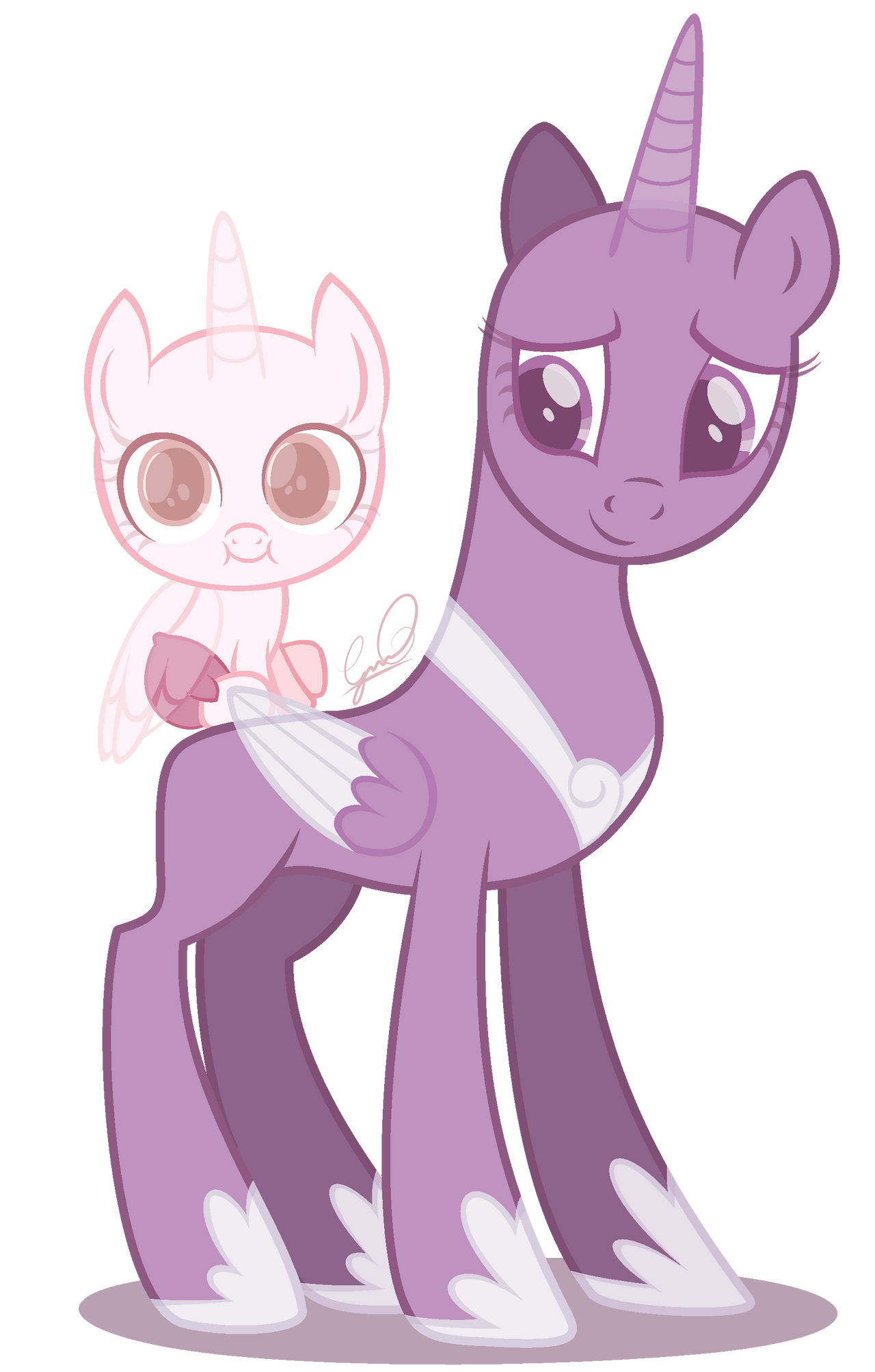 MLP BASE_Mother's love by d-AMORE on DeviantArt