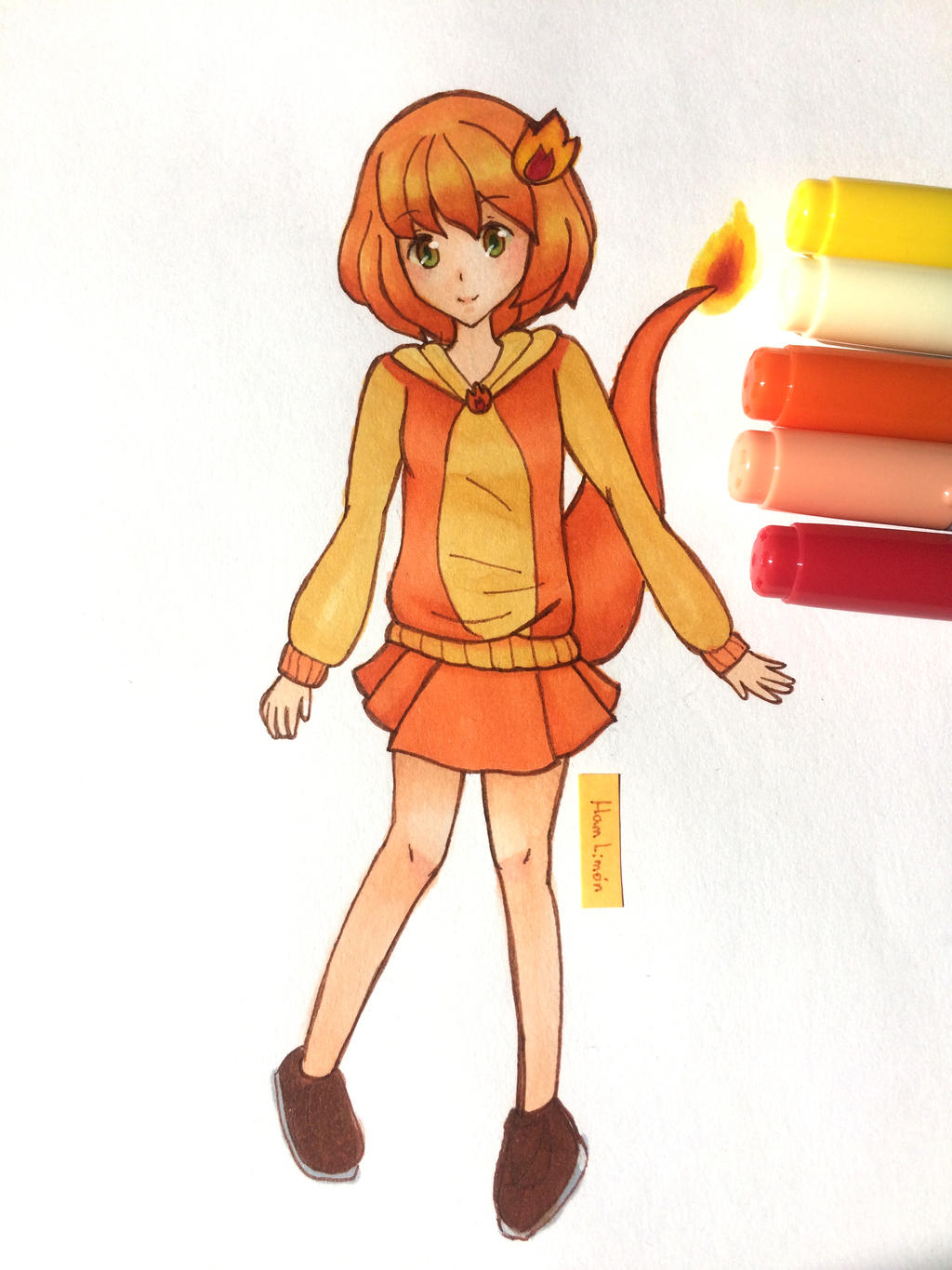 Charmander girl (gijinka)