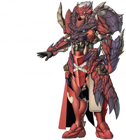 king blaze dragon armor X