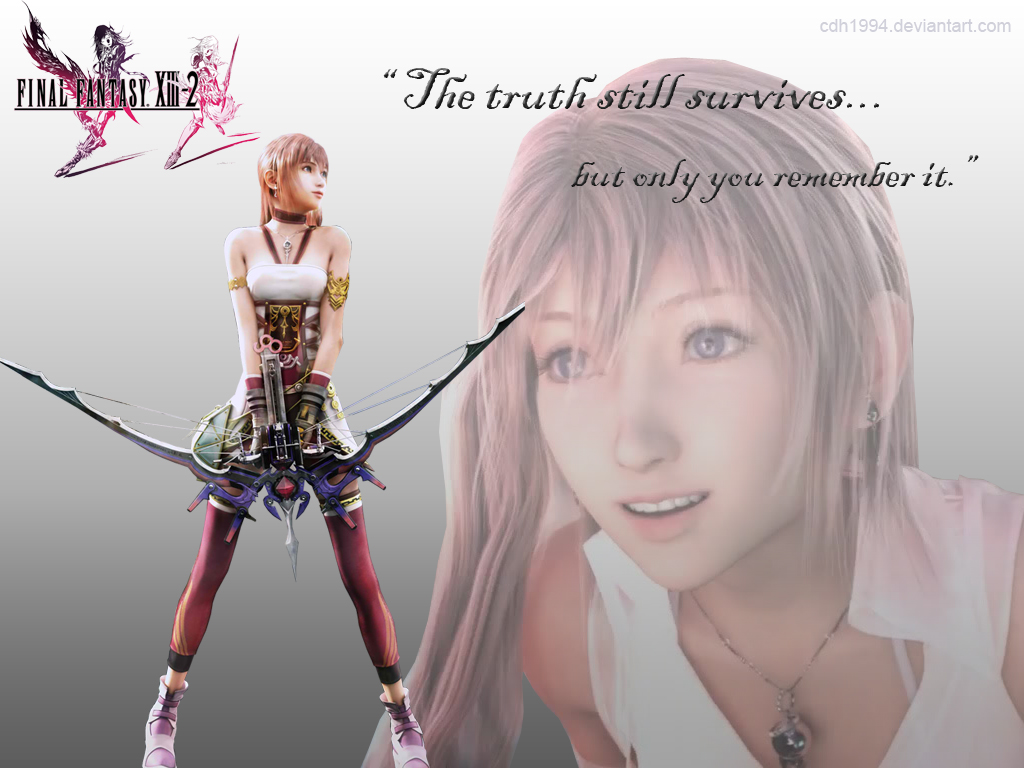 Ff13 2 Serah Wallpaper By Cdh1994 On Deviantart