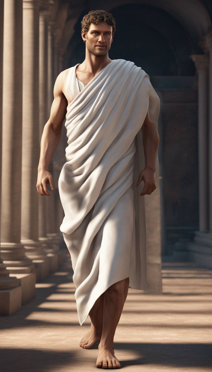 A full-body portrait of an ancient Roman man by pouxi75 on DeviantArt