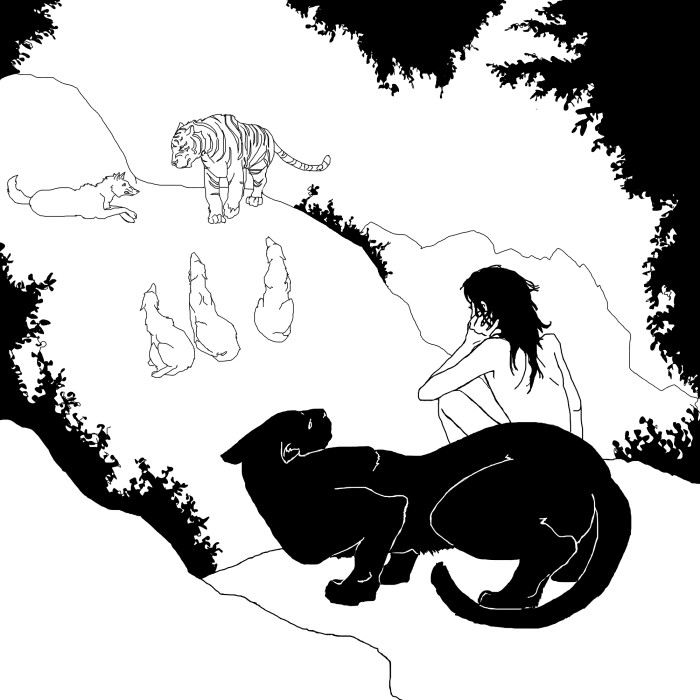 Mowgli's Brothers by NoelDwyer