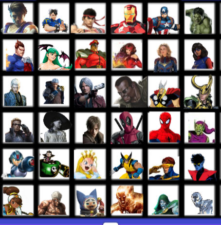 My take at a Marvel vs Capcom roster by TheXboxGhoul on DeviantArt