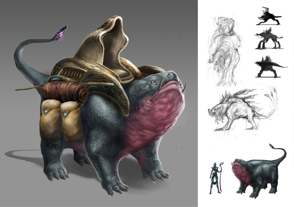 Alien Mutation Design alien creature design by RaymondChenArt on DeviantArt