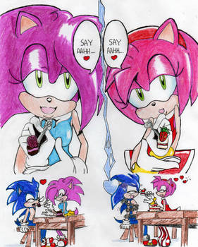 Amy Rose VS Wendy a DATE