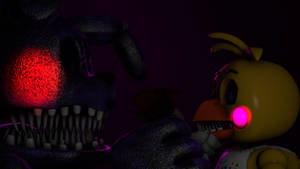 Sinister bonnie x   Sinister toy chica