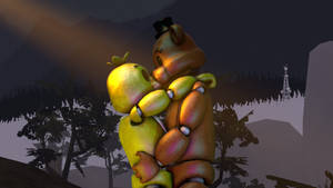 Chica x Freddy Kiss