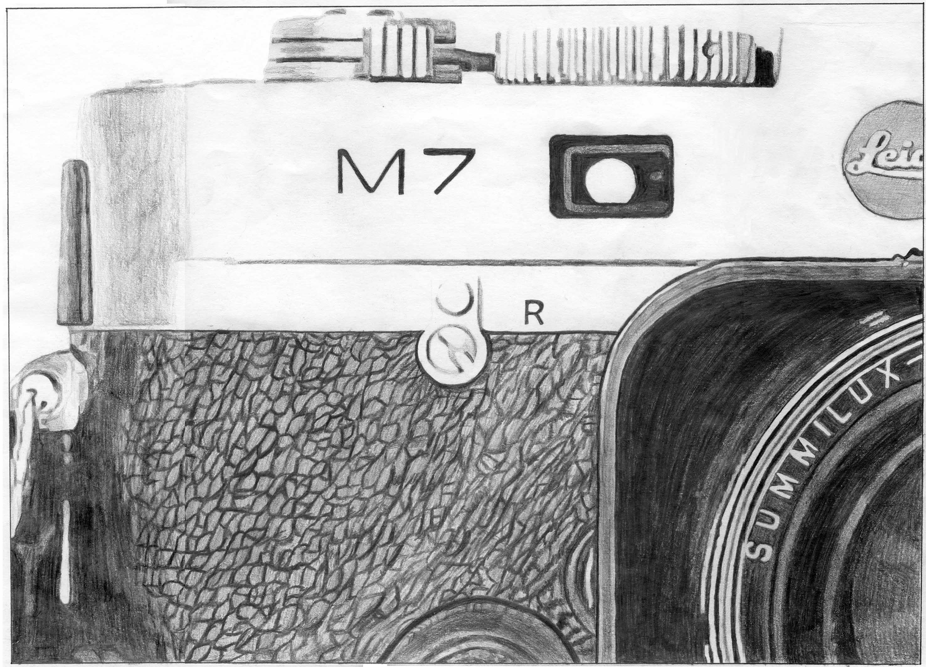 Vintage Camera Pencil Sketch Art  Aesthetic NFT Art