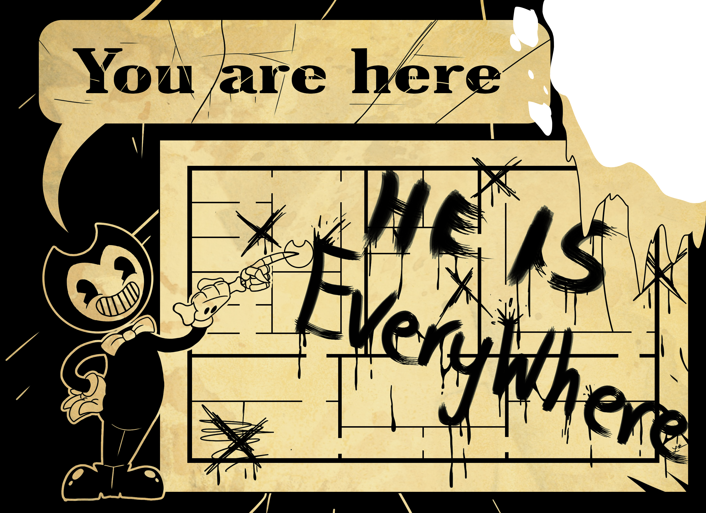 HE'S HERE - Bendy and the Ink Machine (Chapter 2 Full