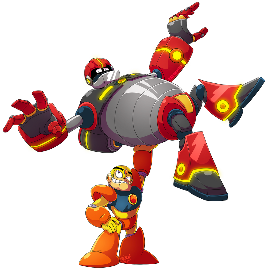 Classic Meets Charged: GutsMan by Rile-Reptile on DeviantArt