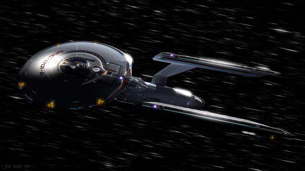 U.S.S. Enterprise - A - Perdriau design