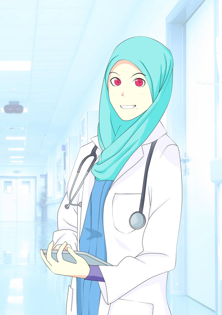 Muslimah Doctor  colored by joehanif on DeviantArt