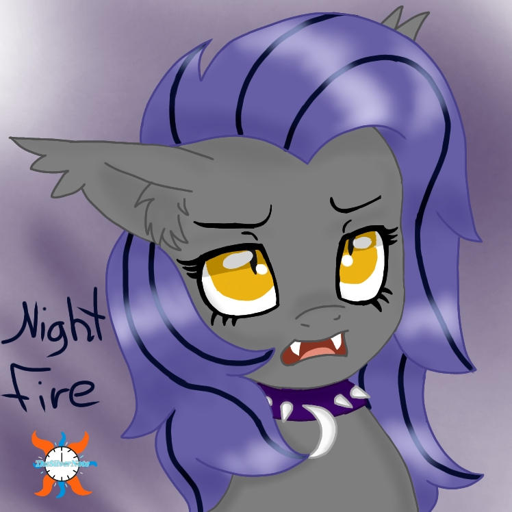 My grumpy bat Flare by TheSilverNote on DeviantArt