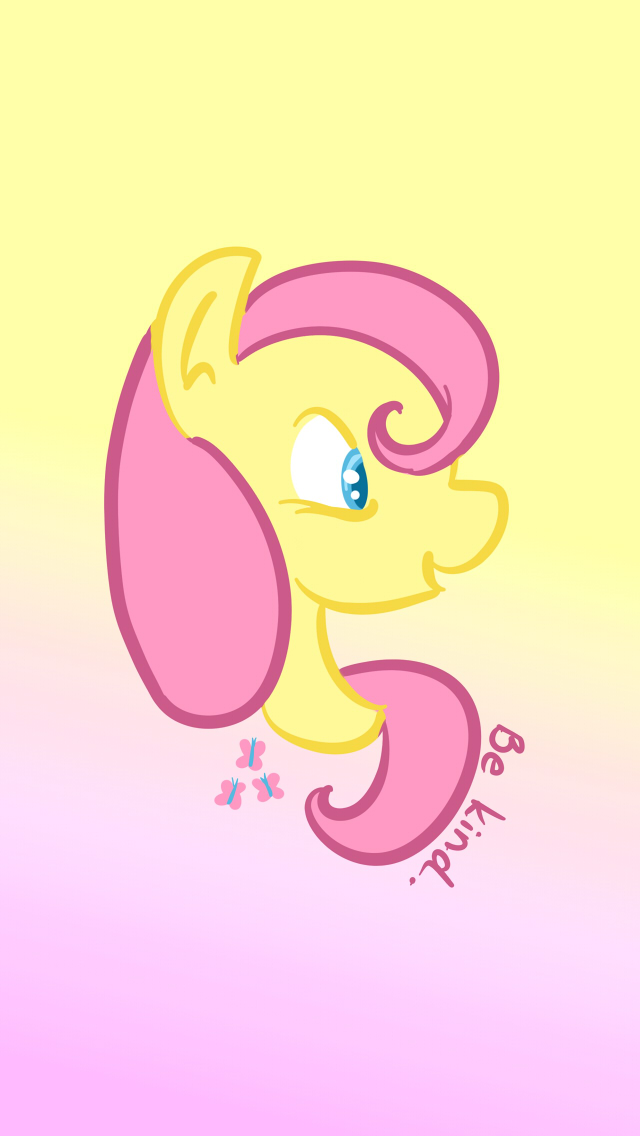 Fluttershy iphone 5 wallpaper