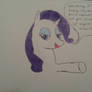 Rarity Thinks You're Beautiful