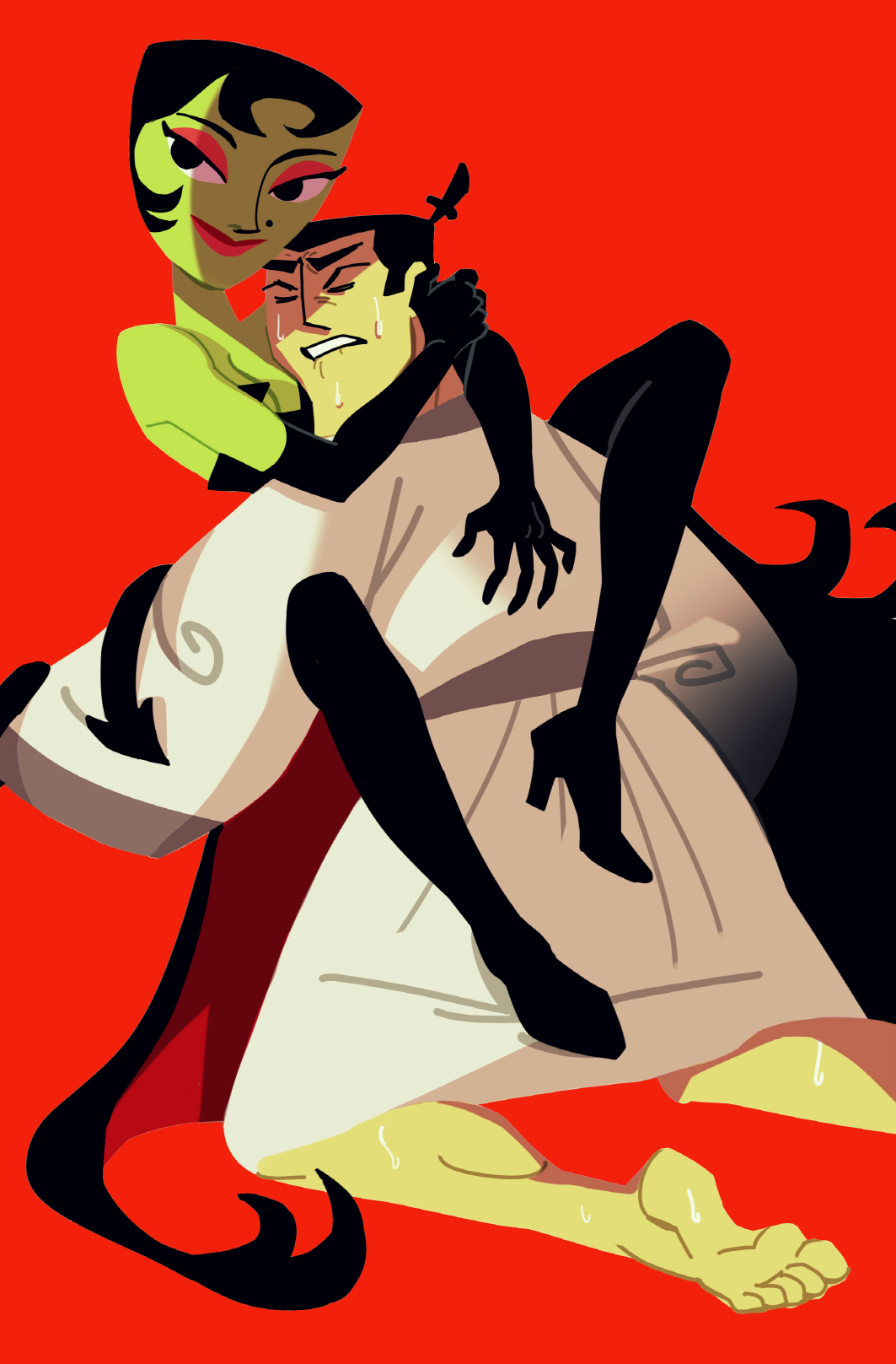 Samurai Jack and Ikra