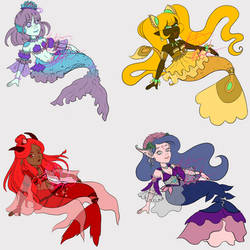 Zodiac Mermaid Adopts (OPEN)