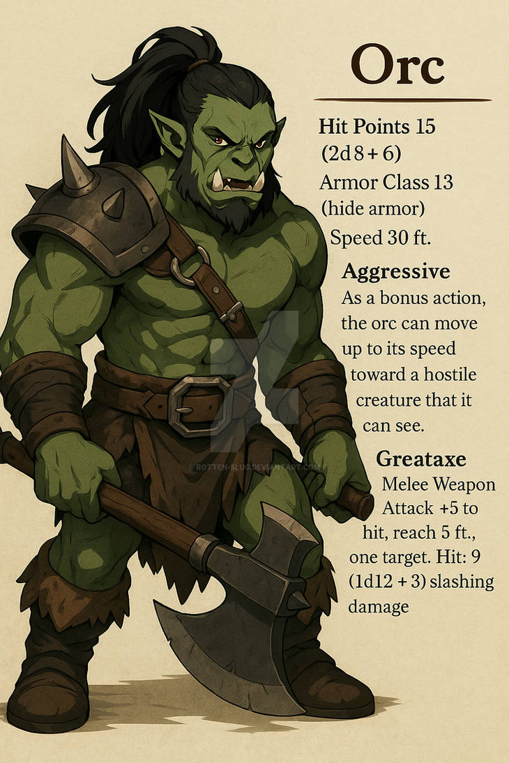 Random Orc Orc by Rotten-Slug on DeviantArt