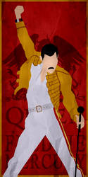 Queen/Freddie Mercury - Minimalist Poster