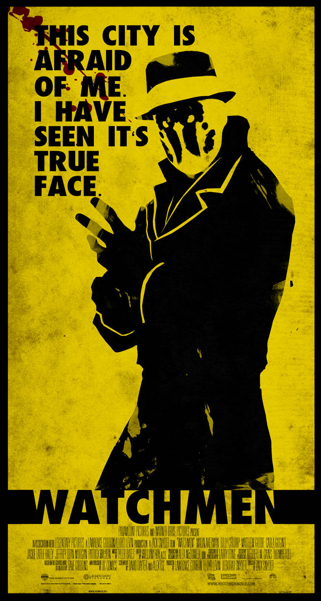 Watchmen - Rorschach Minimalist Poster