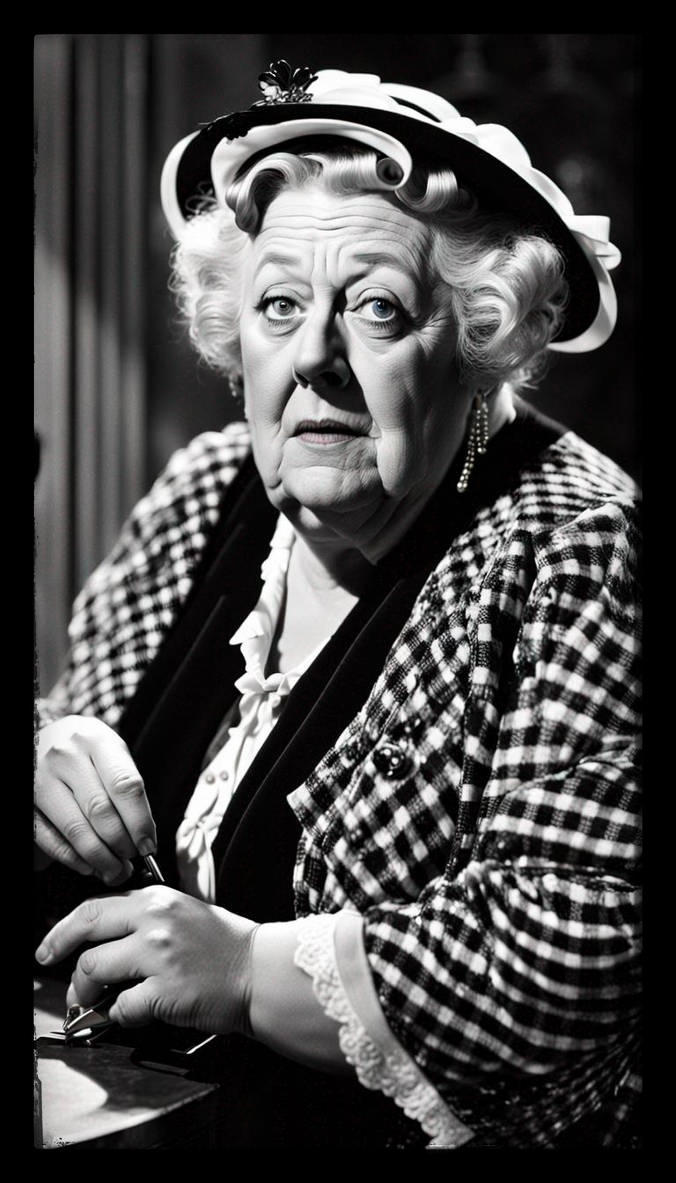 Sage Rachel Rutherford Hommage to Dame Margaret Rutherford (1892-1972) by ihonolulu on DeviantArt