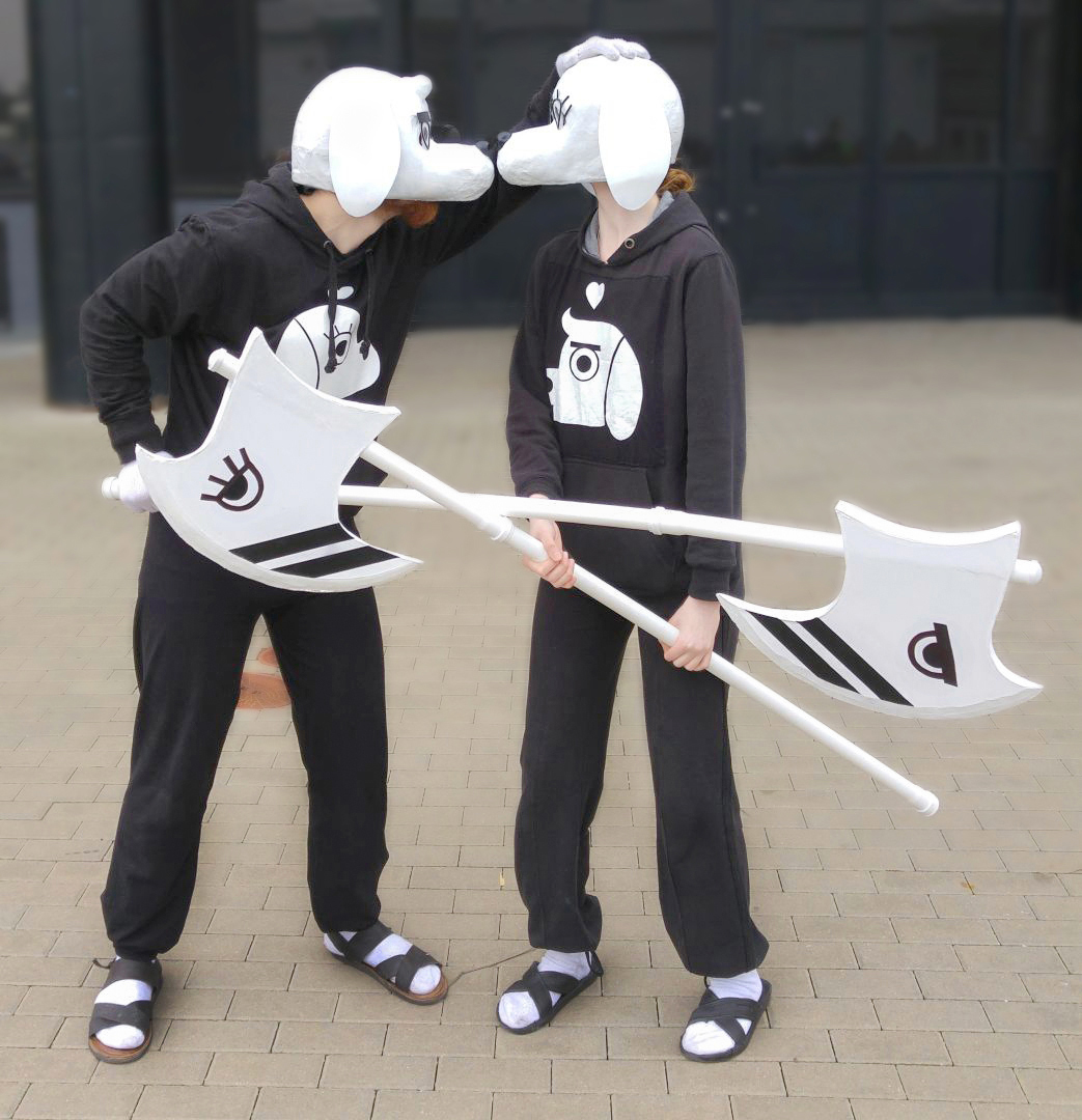 Dogamy and Dogaressa cosplay [UNDERTALE]