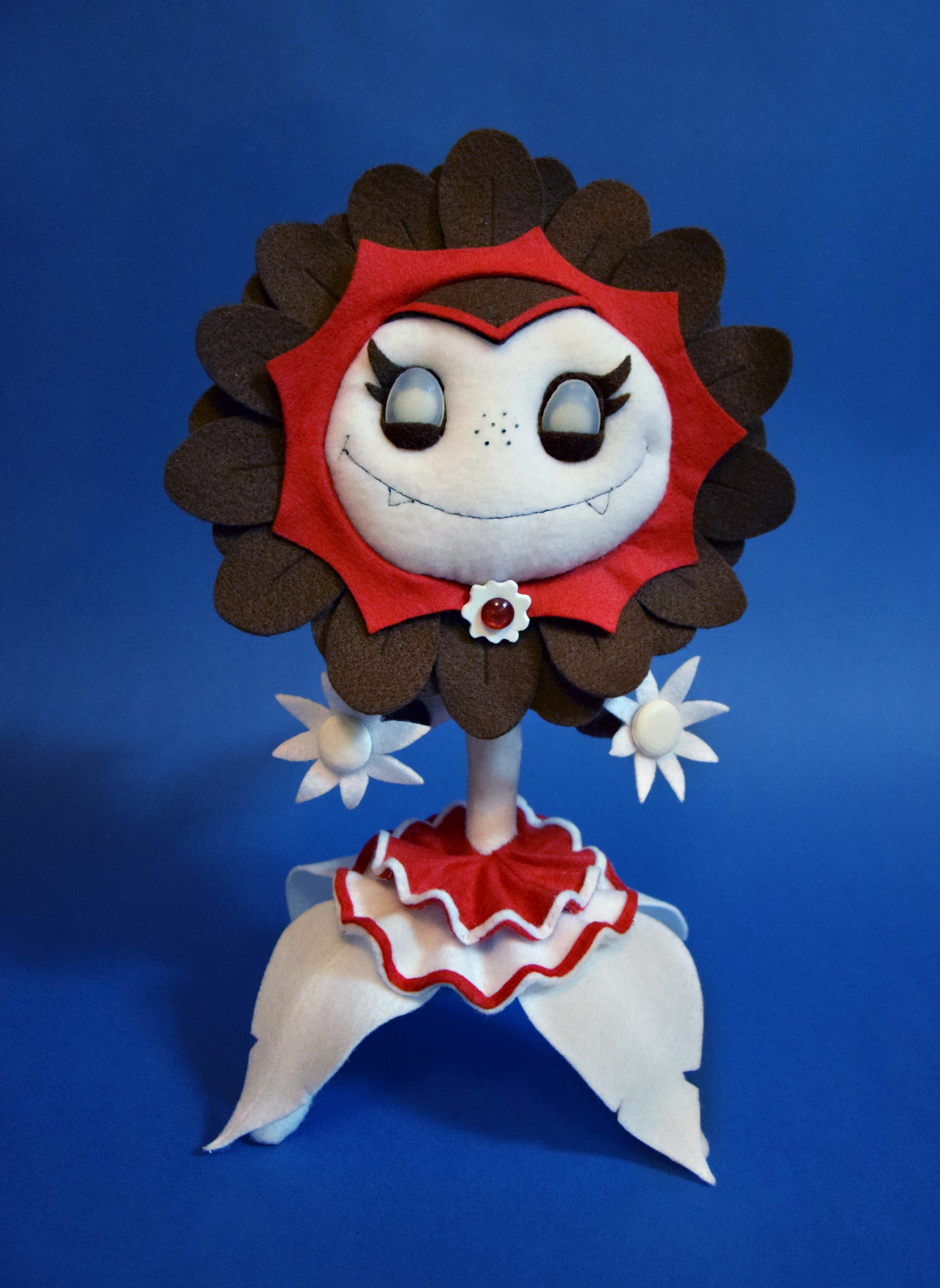 Vampire Sunflower Plush Plants Vs Zombies By Tealabel On Deviantart