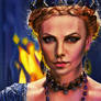 Charlize Theron (Pastel portrair)