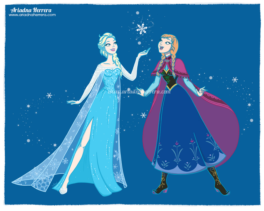 Frozen, Disney princesses fan art