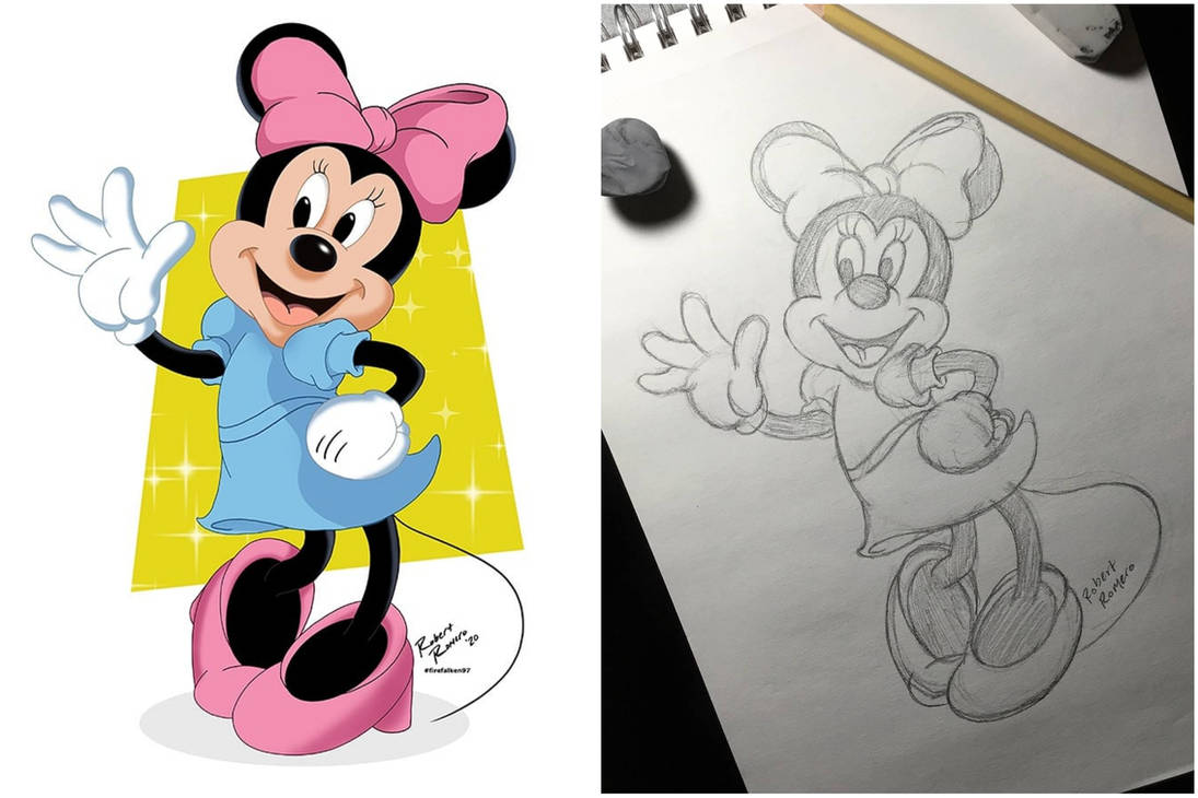 Minnie Deviantart Minnie Mouse Commission by Firefalken97 on DeviantArt