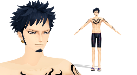 MMD Trafalgar Law base model download