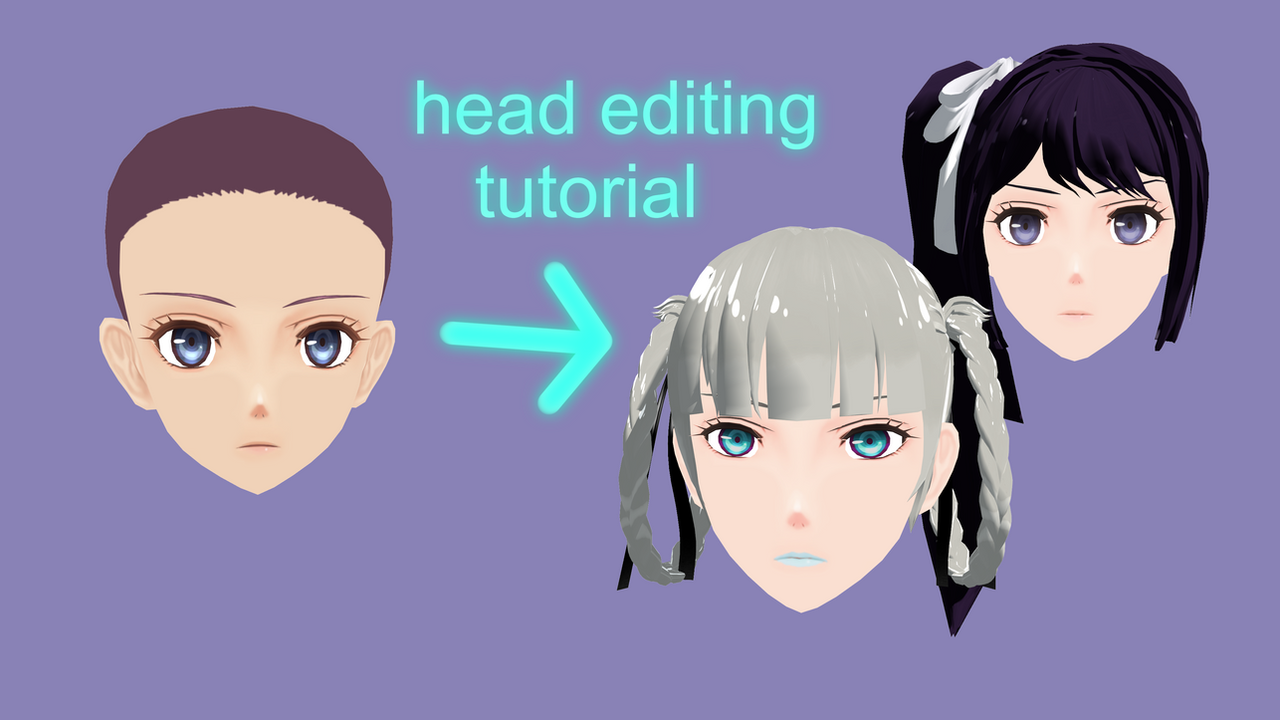 MMD tutorial making a character's face by cher-the-cat on DeviantArt