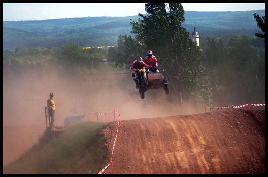 motocross sidecar race