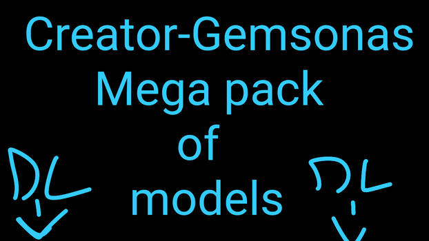 [MMD] creator-gemsonas mega pack of models [DL]