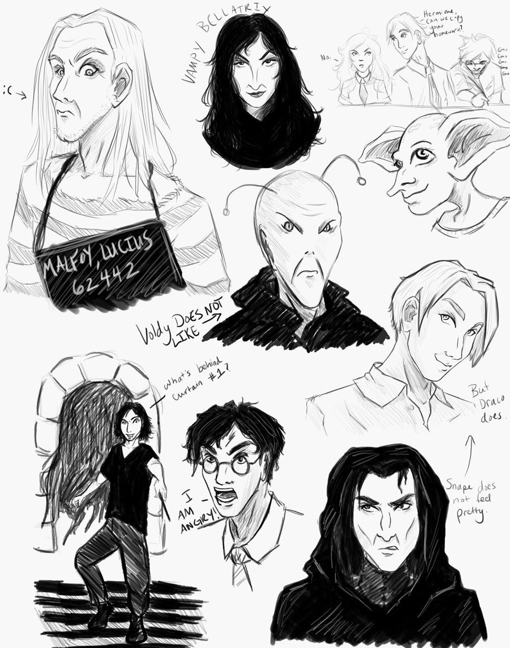 Random HP Sketch Dump