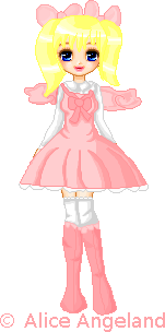 Pink Lolita Pixel Doll