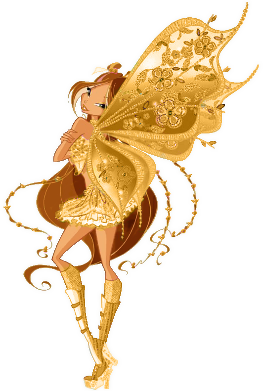 Winx Club Gold Believex Flora!