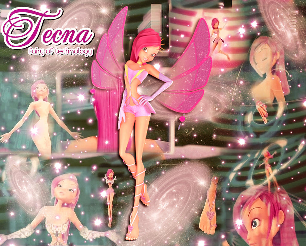 Winx Club Tecna Enchantix 3D Blend!