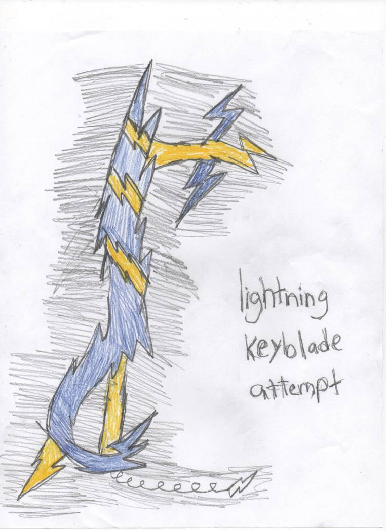 lightning keyblade attempt by greywolf800 on DeviantArt