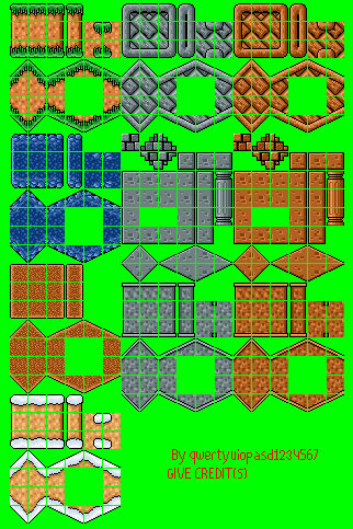 SMB3 styled SMB1 ground tileset by qwertyuiopasd1234567 on DeviantArt