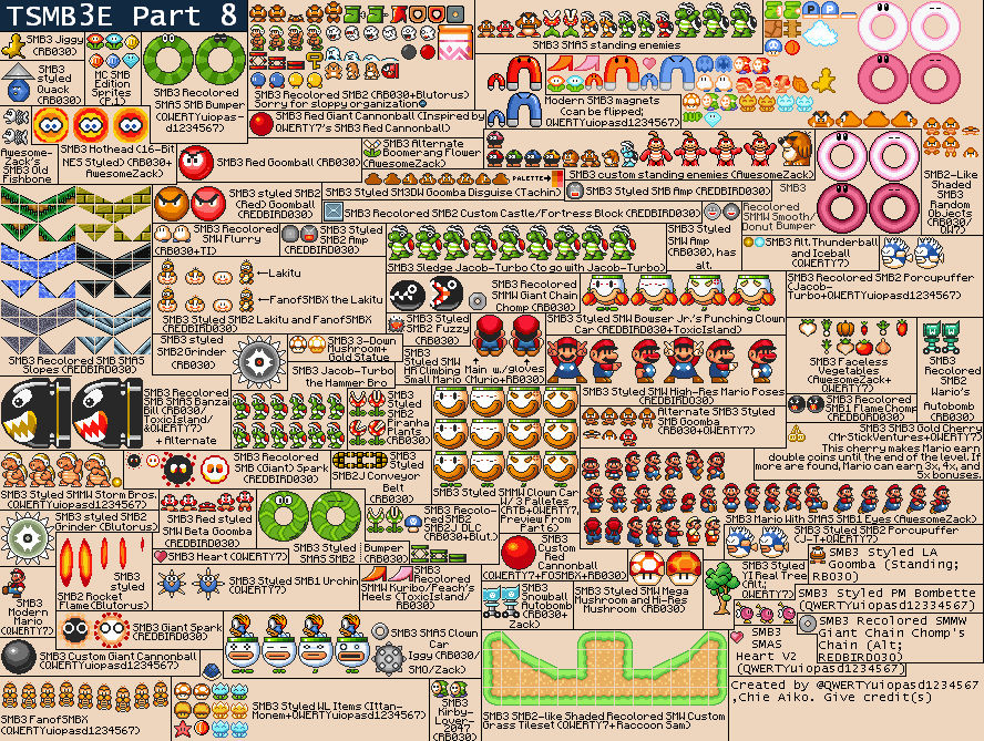 Smb3 Characters The ULTIMATE SMB3 Edits (Part 8) by qwertyuiopasd1234567 on DeviantArt
