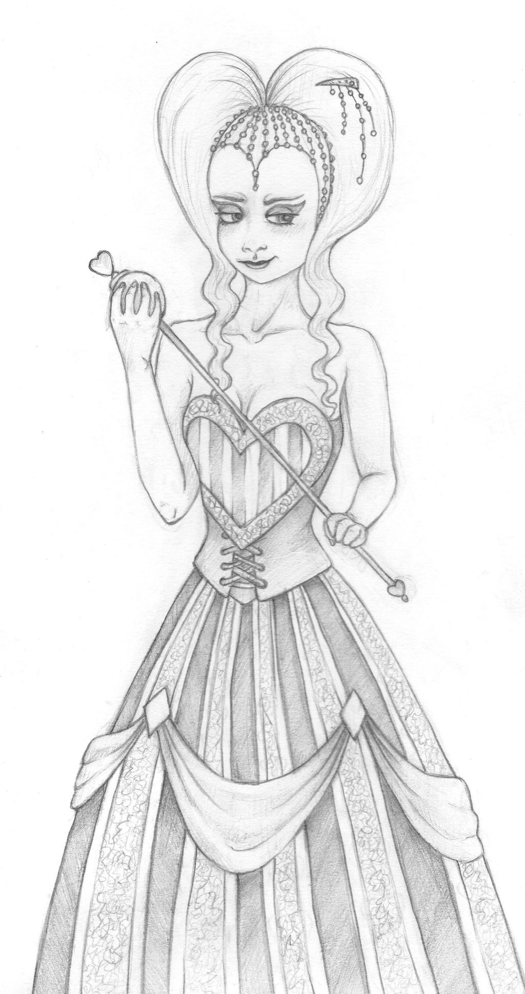 Queen of Hearts Sketch