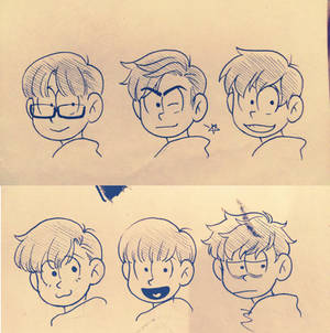 Osomatsu Head-shots