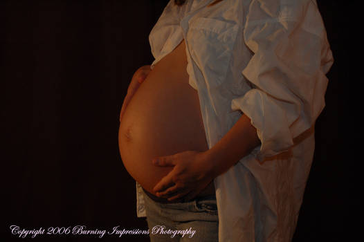 Pregnancy - white shirt