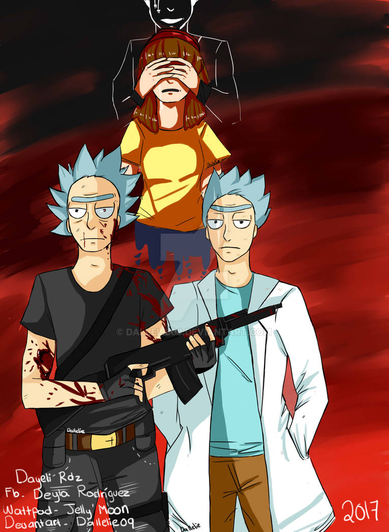 Rick And Morty//MORTICIA//SIMPLE RICK//CYBORG by Dallelie09 on DeviantArt