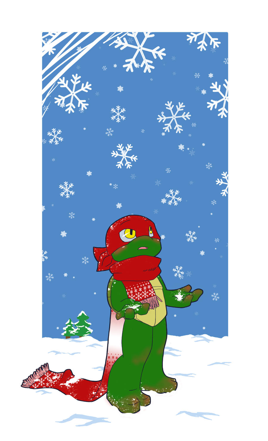 TMNT: Snow by NamiAngel on DeviantArt