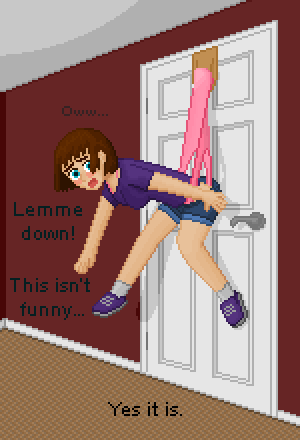 Hanging Door Wedgie By Barnacleconglomerate Hanging Door Wedgie By Barnacleconglomerate