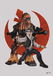 Star Wars Rebels Han and Chewie