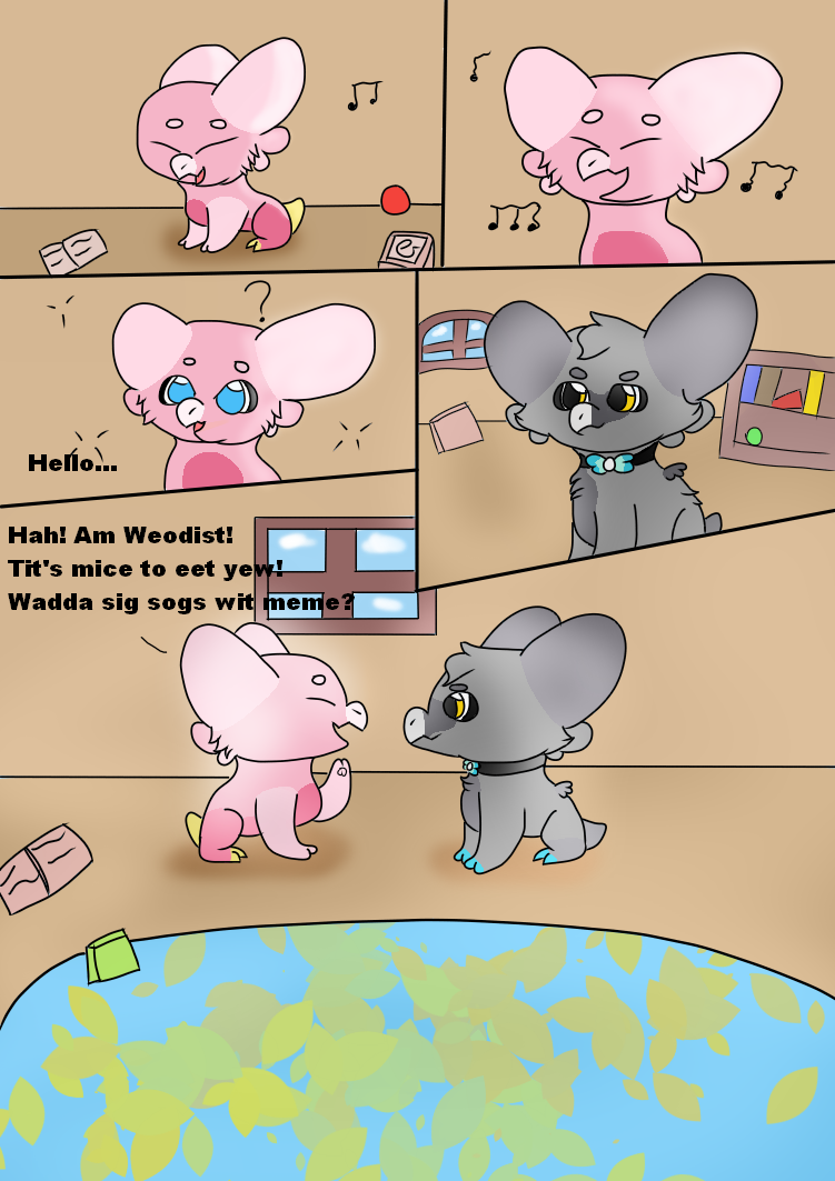 Wyngro! A New Friend(?) COMIC by kirbywarriors