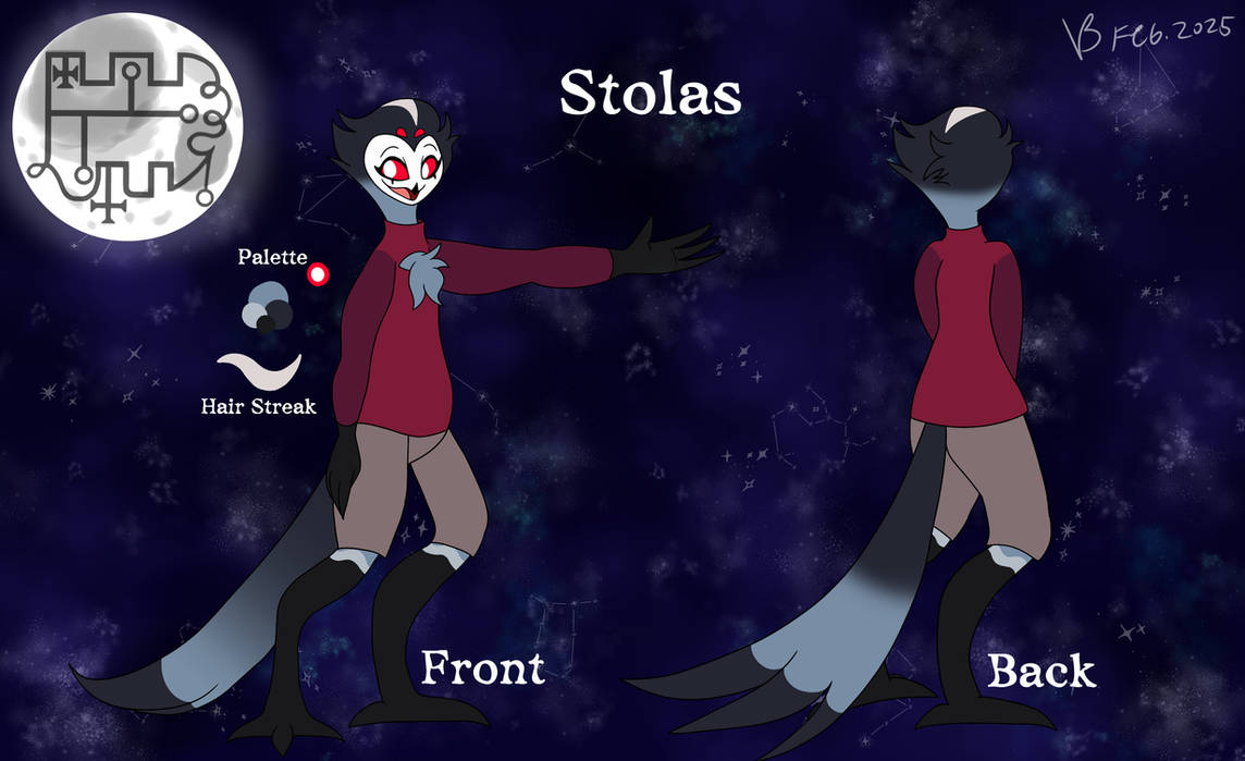 Stolas Reference Body Helluva Boss! Stolas Ref Sheet by kirbywarriors on DeviantArt